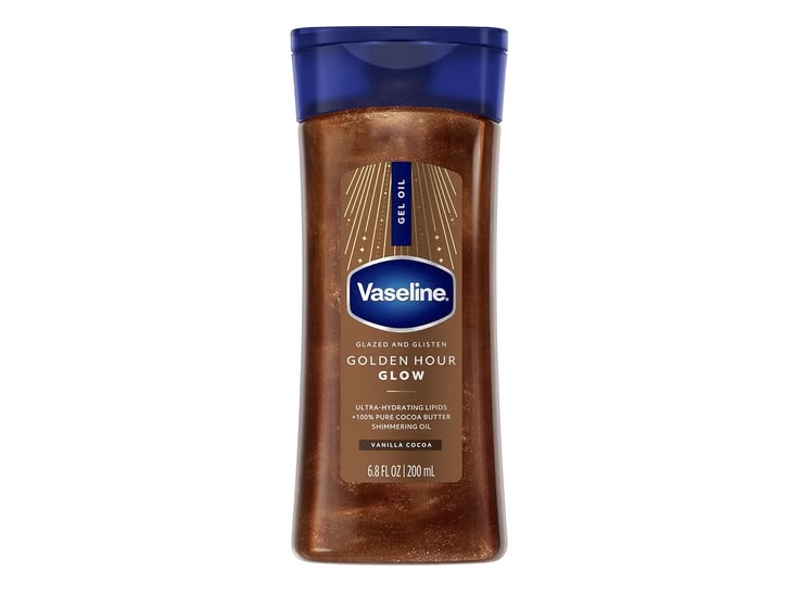 Vaseline golden hour glow oil